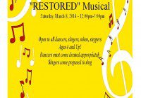 casting kids for "Restored" the musical in SC