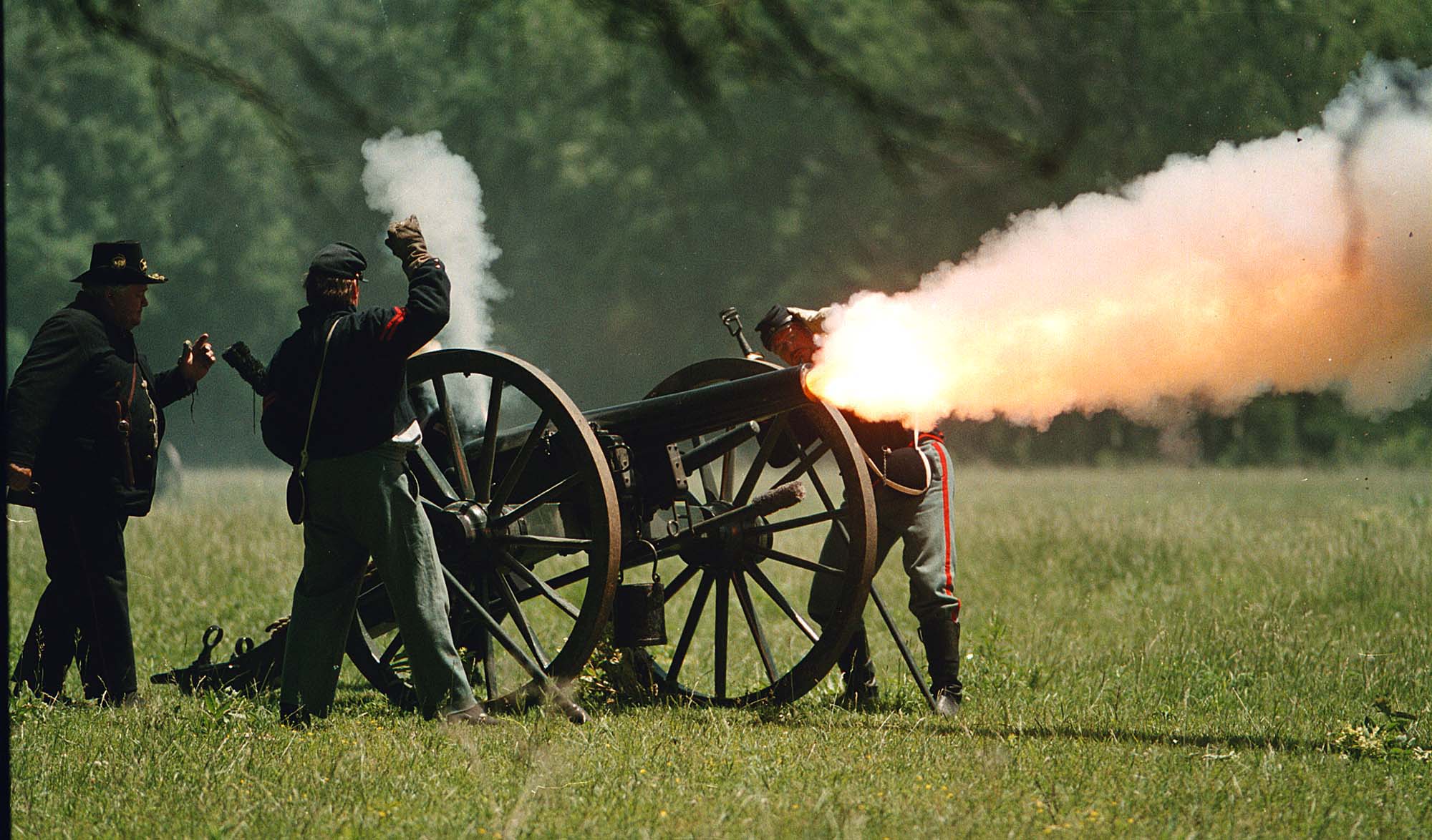 Civil war re-enactors