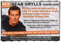 New Bear Grylls Survival Show having an online casting call worldwide