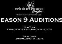St Louis Opera Auditions in NYC and St. Louis