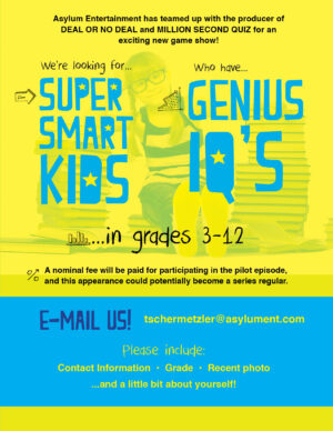 Kids Casting Call – Smart Youngsters & Teens Nationwide