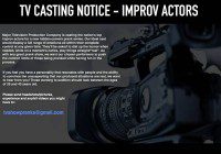 Improv Actors for vew hidden camera prank show