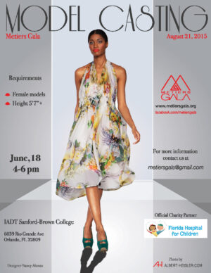 Casting Runway Models in the Orlando Area for Charity Fashion Show