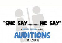 She Say, He Say sketch comedy - acting in St. Louis