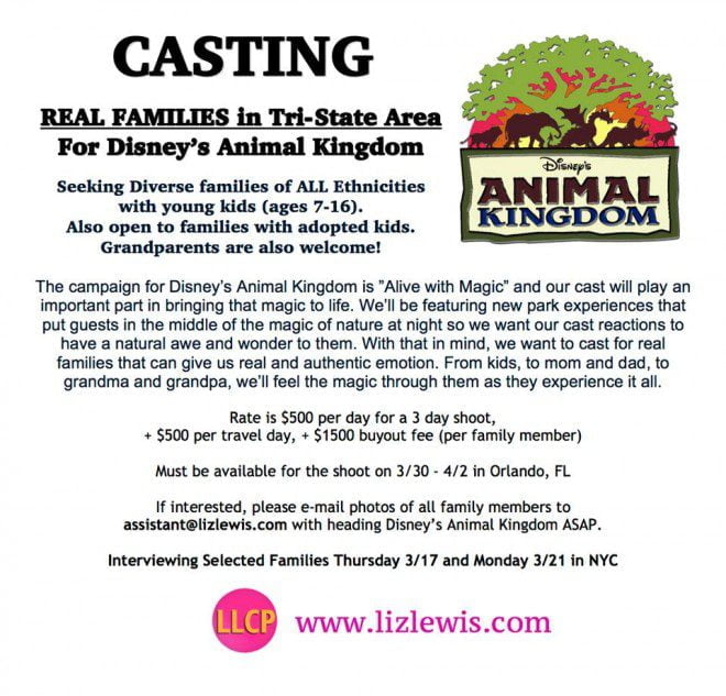 Disney-casting-family – Auditions Free