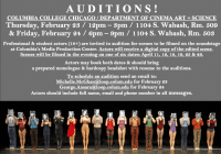 columbia college casting student projects