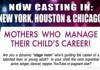 Momager casting notice