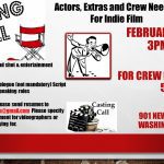 Open Casting Call in DC for Speaking Roles in Movie