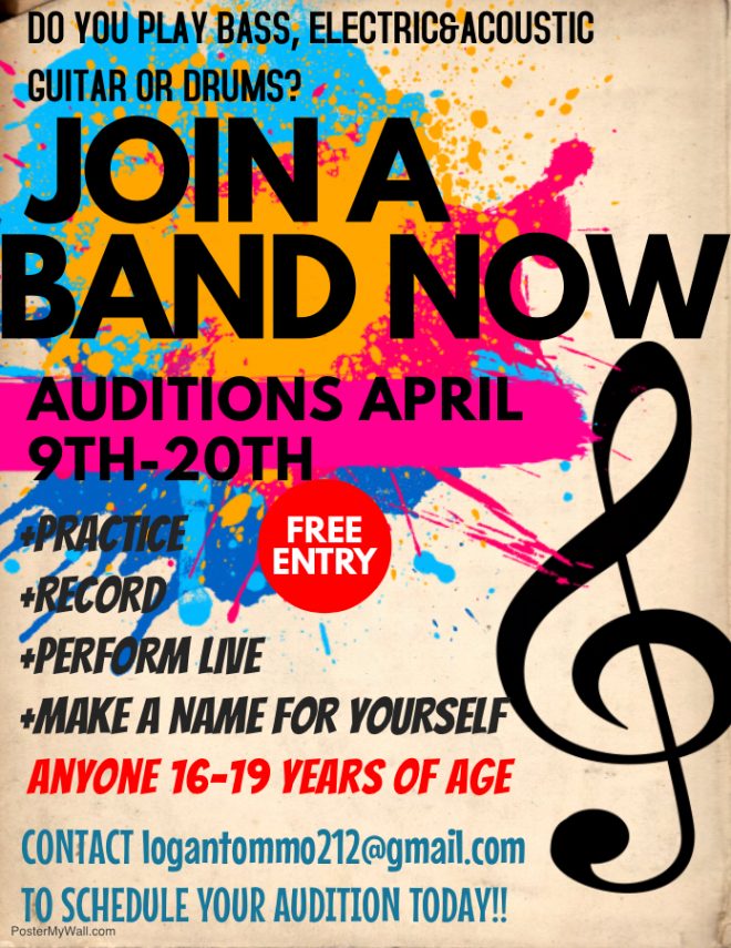 Band Members And Musicians In Long Island New York Auditions Free