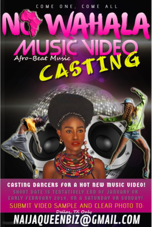 Music Video Dancer Auditions in Dallas Texas