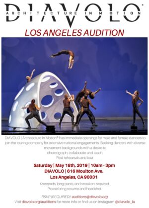 Touring Dance Company Auditions in Los Angeles