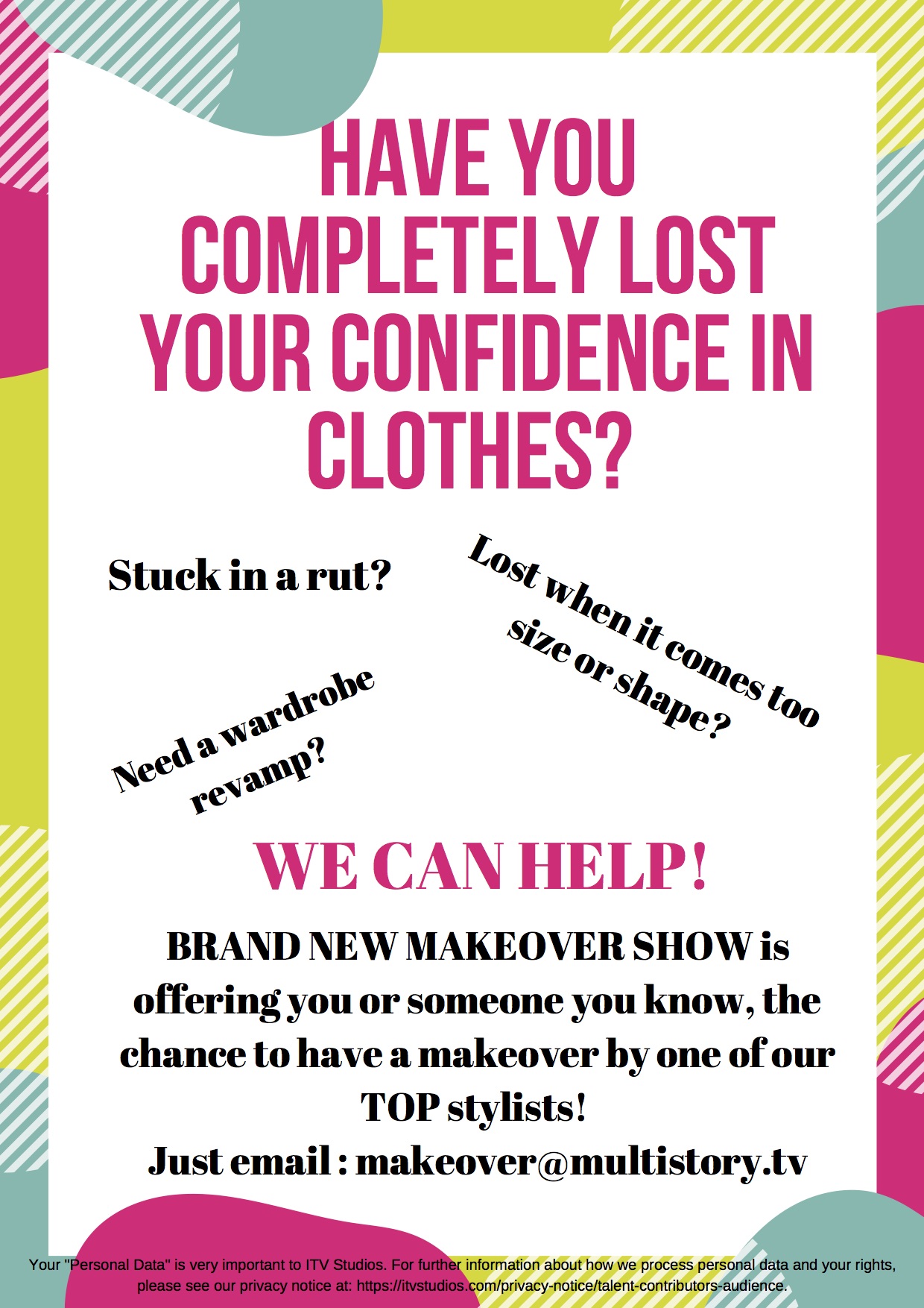 Casting Call in the UK for Makeover Show Auditions Free