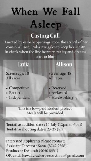 Film Students Casting Actors in Singapore