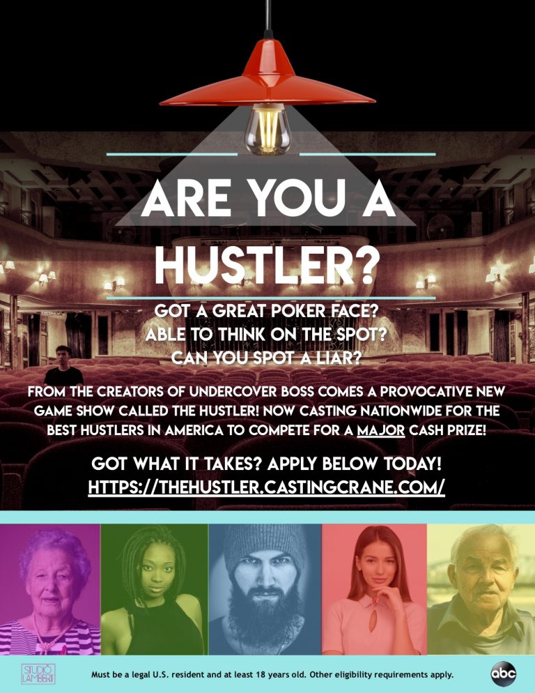 Nationwide Casting Call for Reality Show “The Hustler” Auditions Free