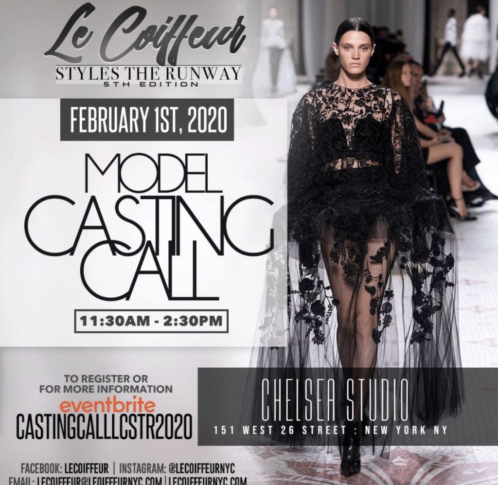 Runway Modeling Auditions In New York City For Fashion Show Auditions Free