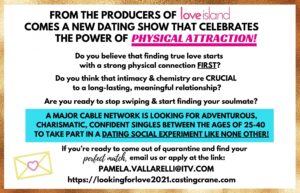 ITV America Casting Call for New Dating Reality Show