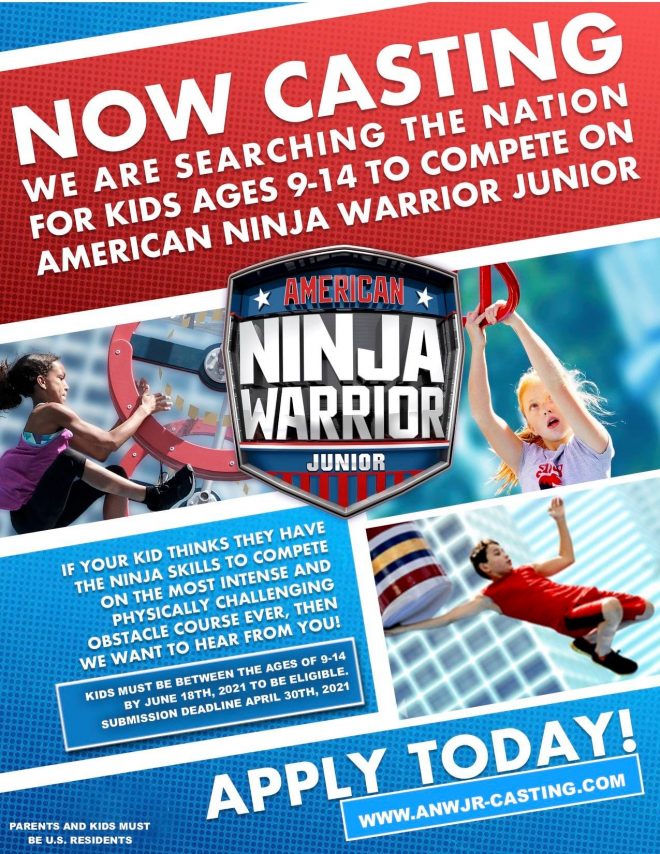 american ninja warrior junior t shirt