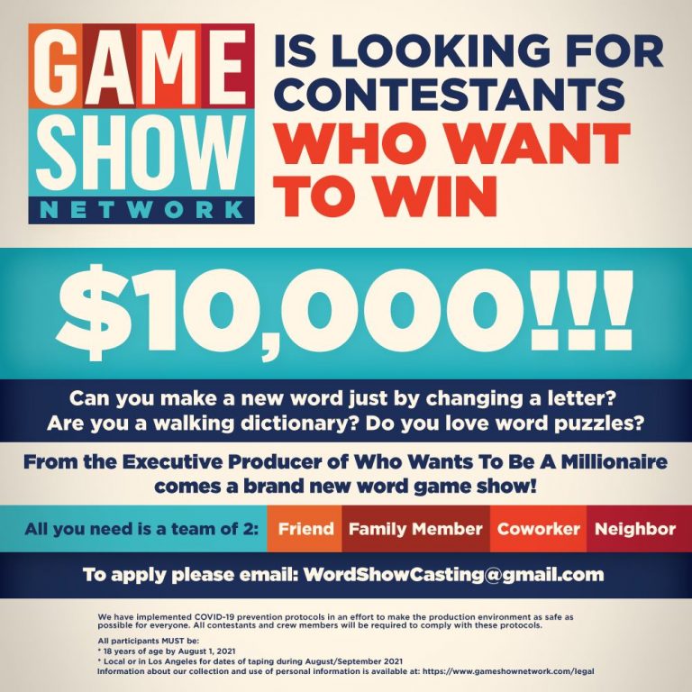 Game Show Casting Call in Los Angeles