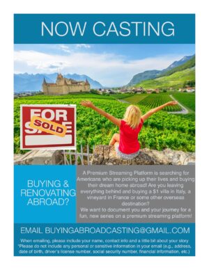 Casting Americans Moving Abroad