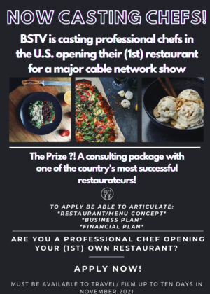 Casting Call for Chefs Nationwide For Reality Competition Series