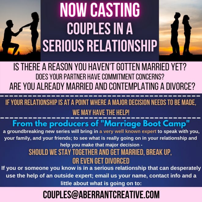 Casting Atlanta Area Couples for TV Show