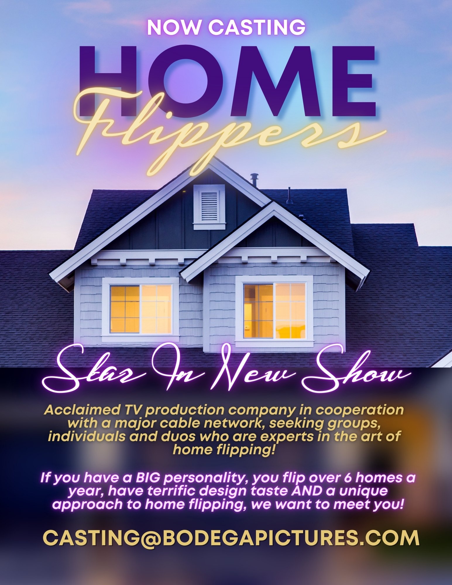 Casting Home Flippers Nationwide Auditions Free