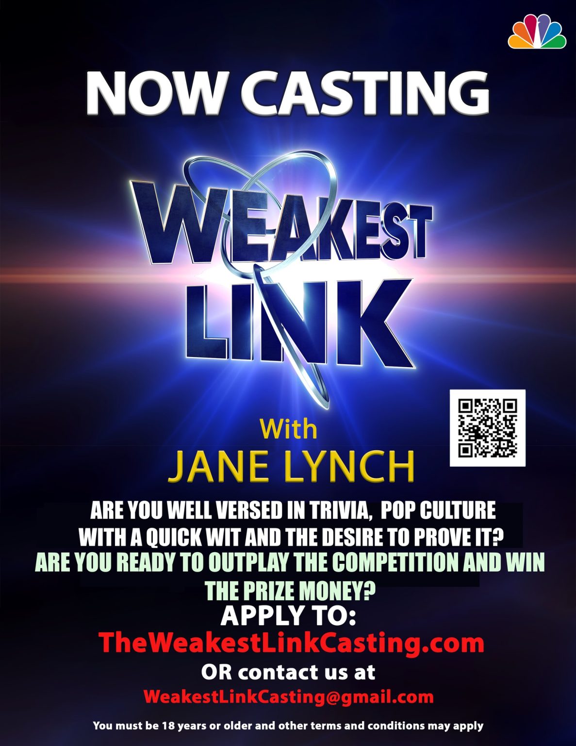 Get on The Weakest Link Game Show