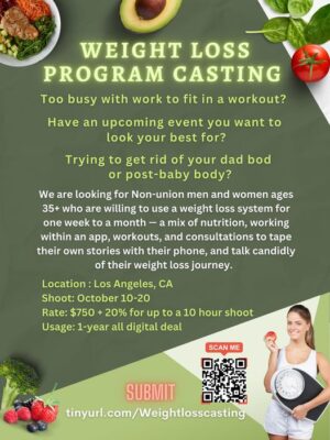 Los Angeles Area Casting Call for Wellness Show