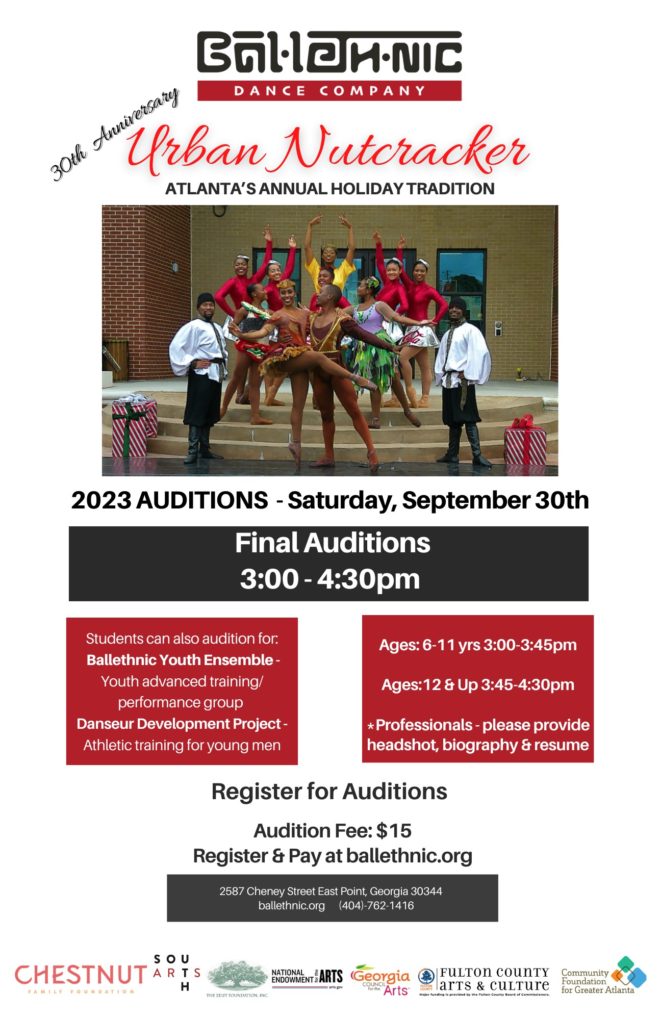 Final Auditions in Atlanta for “Urban Nutcracker” Auditions Free