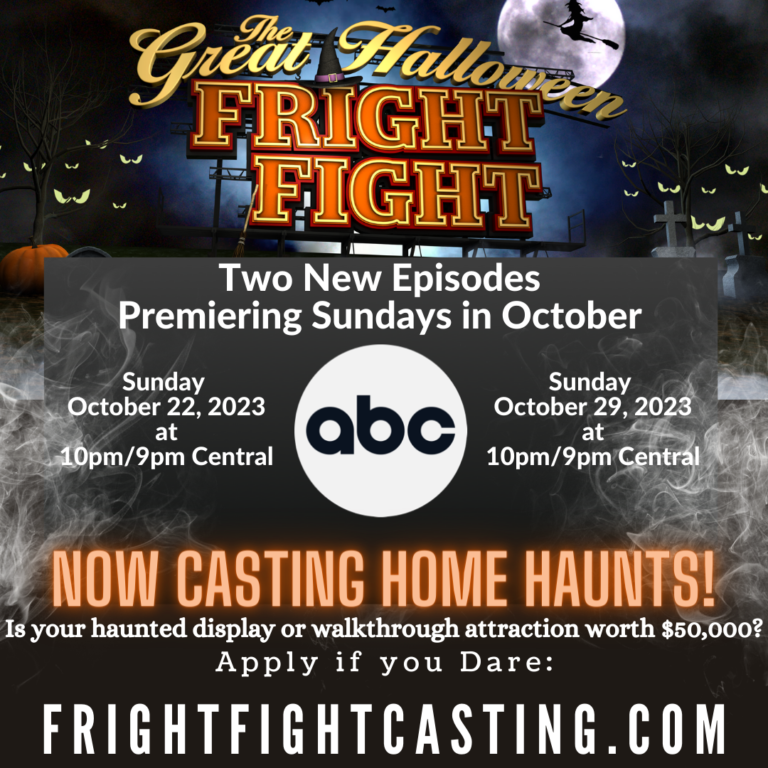Auditions for ABC’s “The Great Halloween Fright Fight” 2024 Now Open