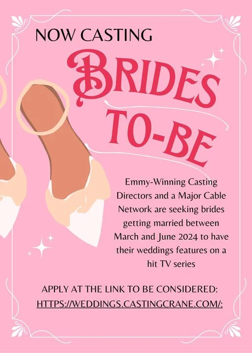 New Show Casting Brides To Be Nationwide Auditions Free