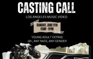 Volunteer Extras in Los Angeles for Music Video