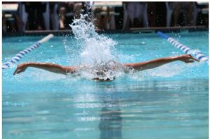 Swimmers in Greensboro, North Carolina for Movie