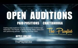 Paid acting job in Chattanooga, Tennessee