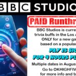 BBC Quiz show casting call