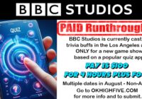 BBC Quiz show casting call