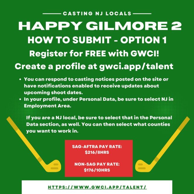 Casting notice for Happy Gilmore 2 info part 2