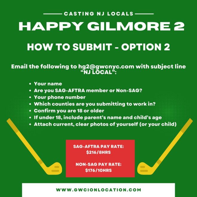 Casting notice for Happy Gilmore 2 info part 3