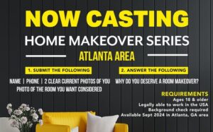 New Home Show Cast Call, Atlanta – Need a Room Makeover?