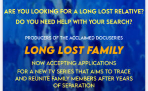 Casting People Looking For Long Lost Family – Nationwide