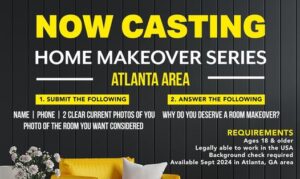 Casting People in Atlanta who Need a Home Makeover