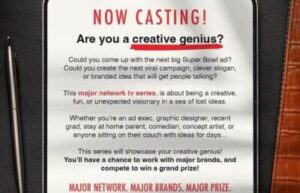 Major Network Show Casting Creative Types New Competition