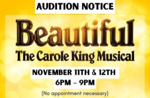 Open Auditions for Beautiful: The Carole King Musical – Brea